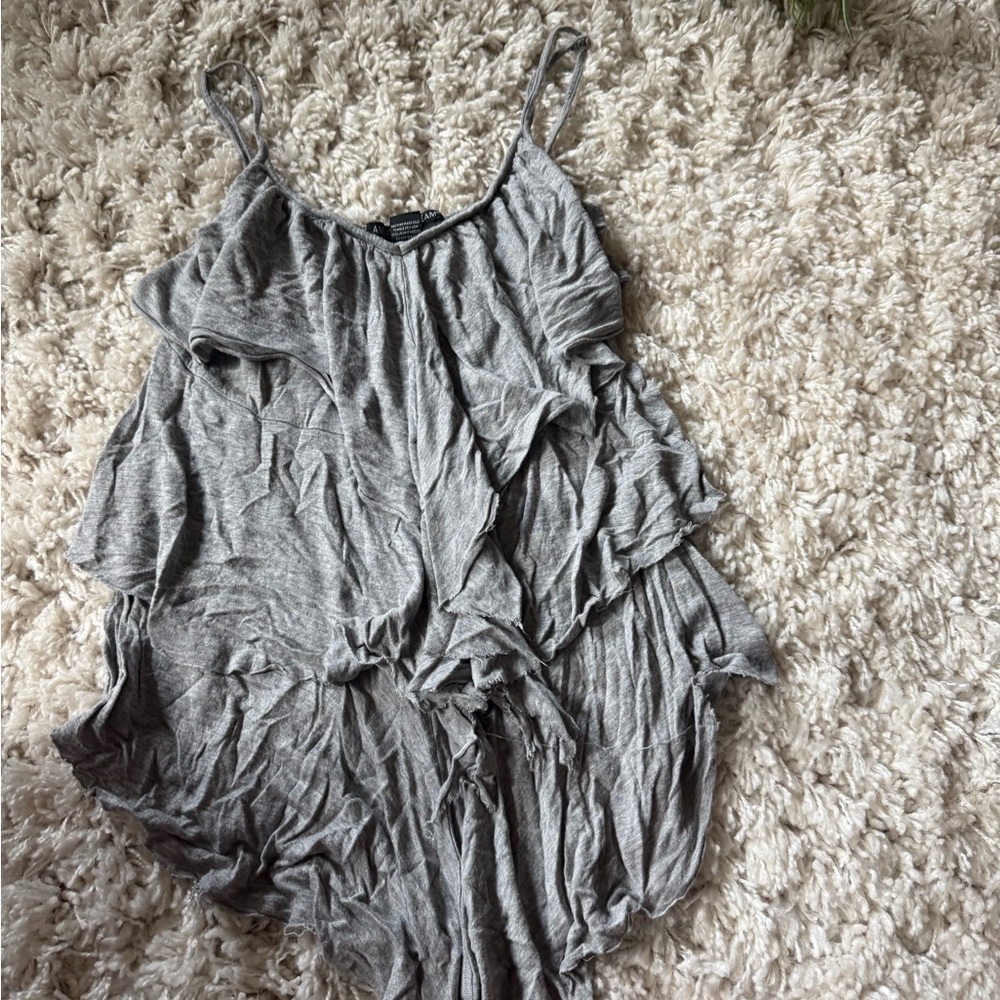 American Dream Gray Knit Top